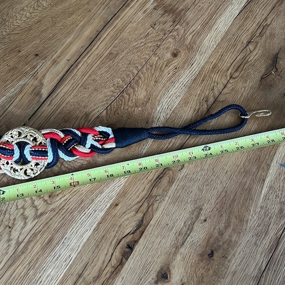 Motion East Vintage 80's 90's Twisted Multicoloured Rope Belt Sz M/L - Picture 5 of 6